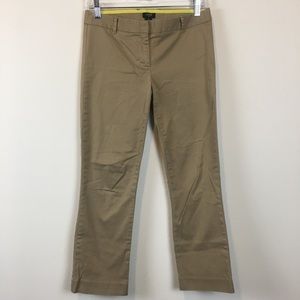 J. Crew City Fit Chino Stretch Crop Pants